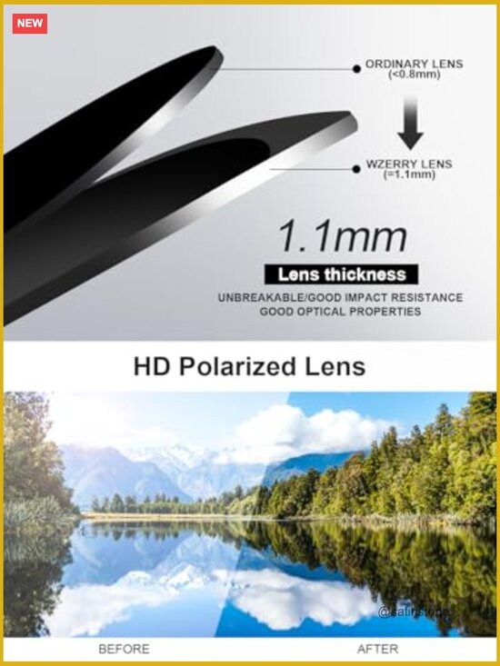 3 Pack Polarized Sunglasses for Women - Trendy Round Frames Lightweight UV400